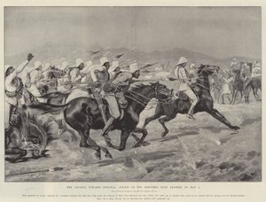 Der Vormarsch nach Dongola, Angriff auf die Derwische bei Akasheh am 1. Mai